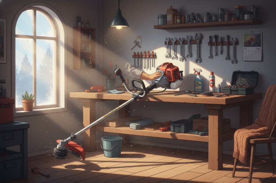 udržba křovinořezu